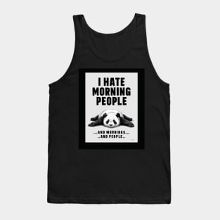 mornings people Tank Top